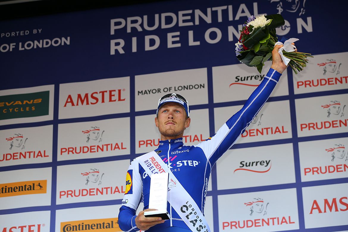 Matteo Trentin at the RideLondon Classic