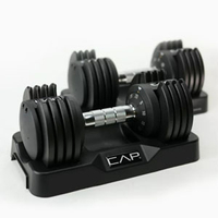 Cap 200 lb adjustable store dumbbell set