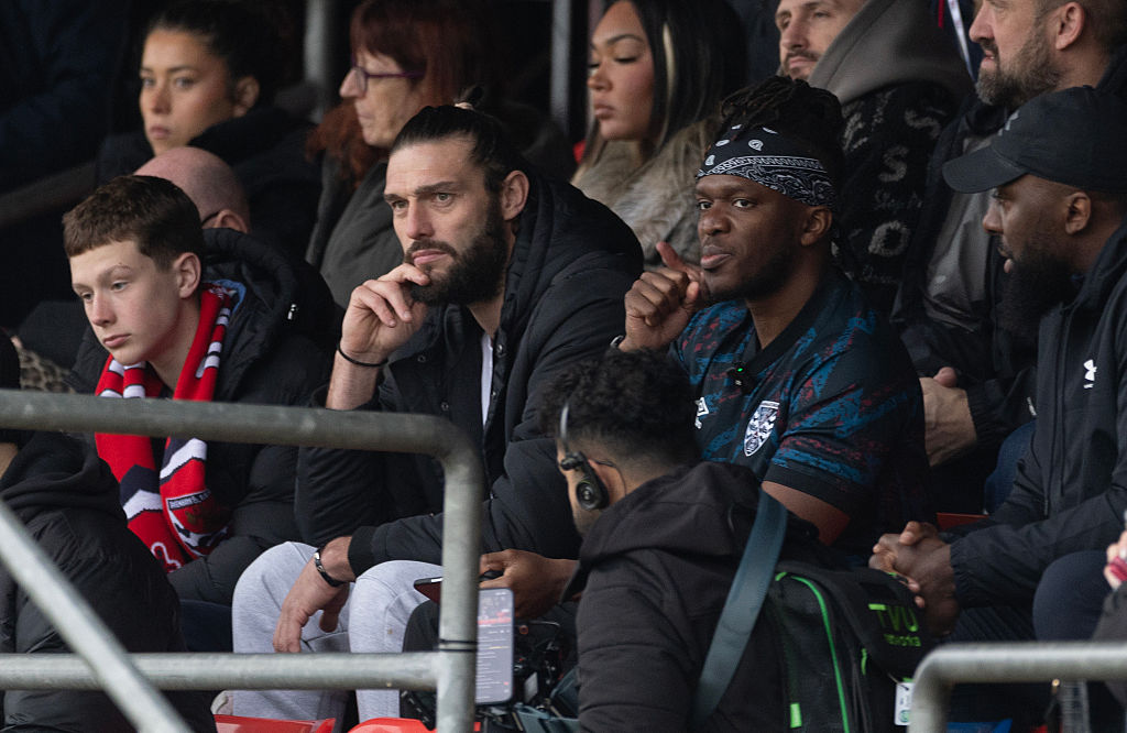 Andy Carroll and KSI at Dagenham &amp;amp; Redbridge