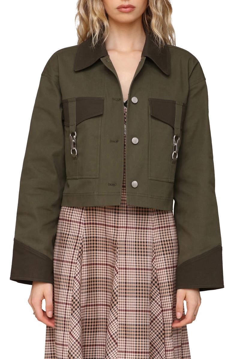Crop Trucker Jacket