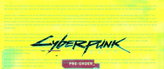 Cyberpunk 2077 launch trailer hidden message