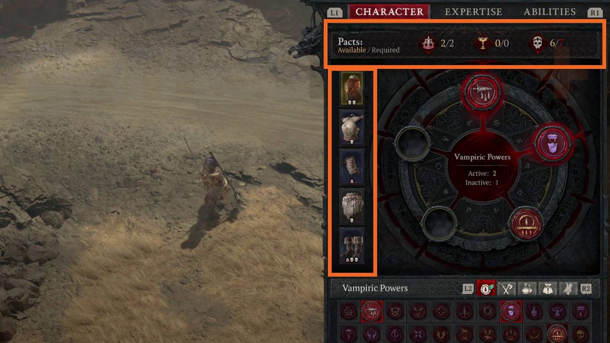 How To Equip Vampiric Powers In Diablo 4 | GamesRadar+