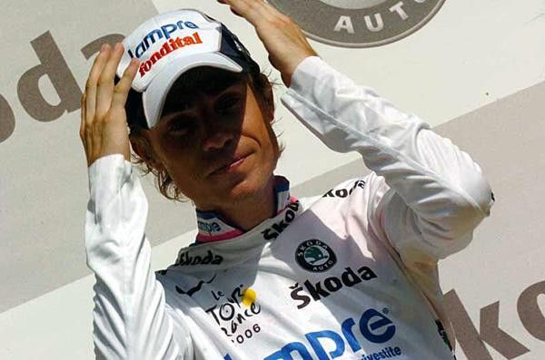 Damiano Cunego (Lampre) is the best young rider by just 5 seconds