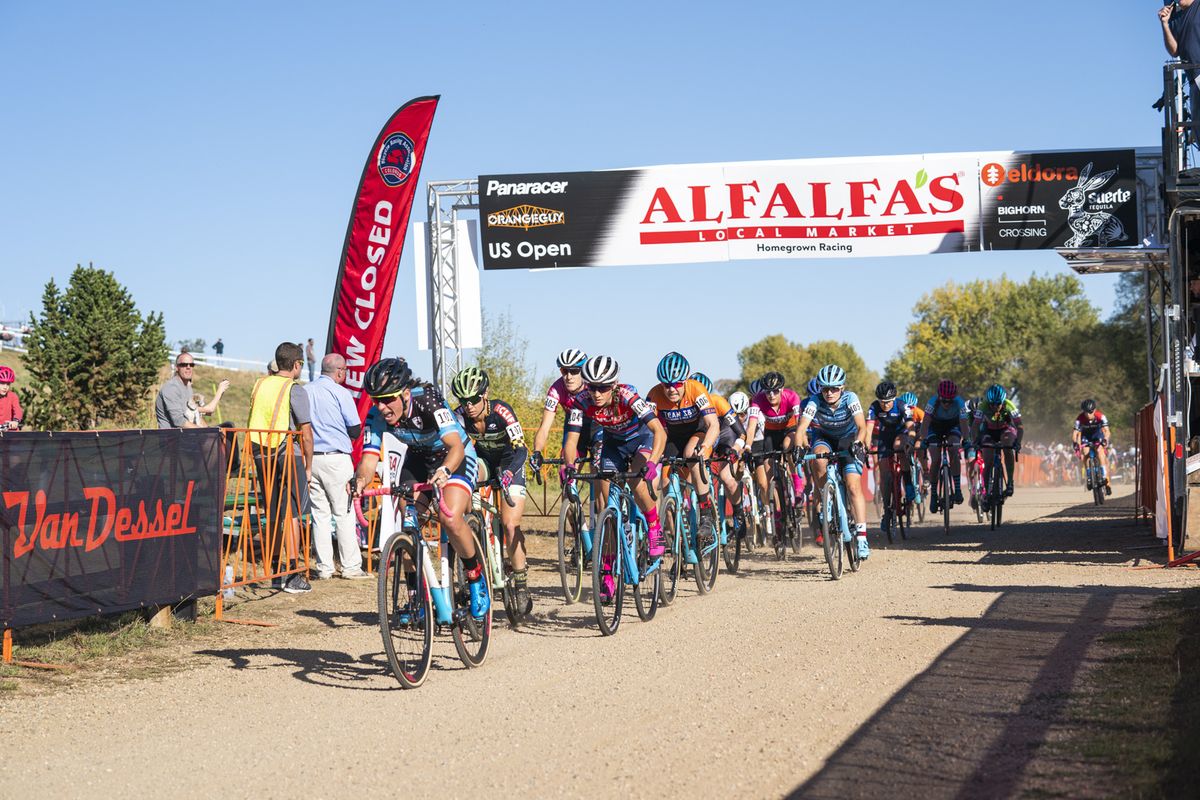 The women start the opening day at the US Open of Cyclocross