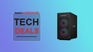 Deals post feature image for the HP Omen 35L prebuilt gaming desktop