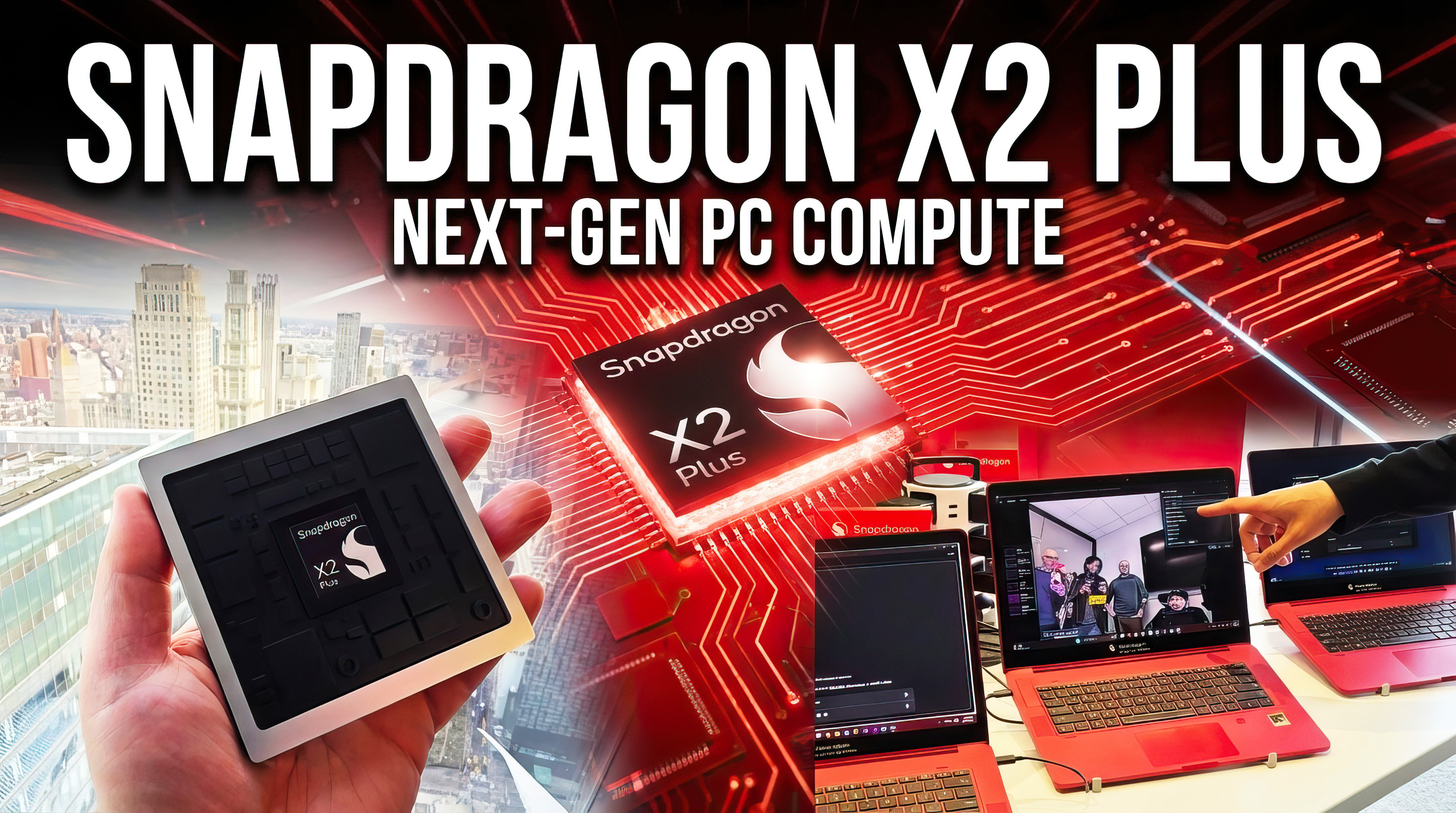 Image highlighting the Snapdragon X2 Plus processor.
