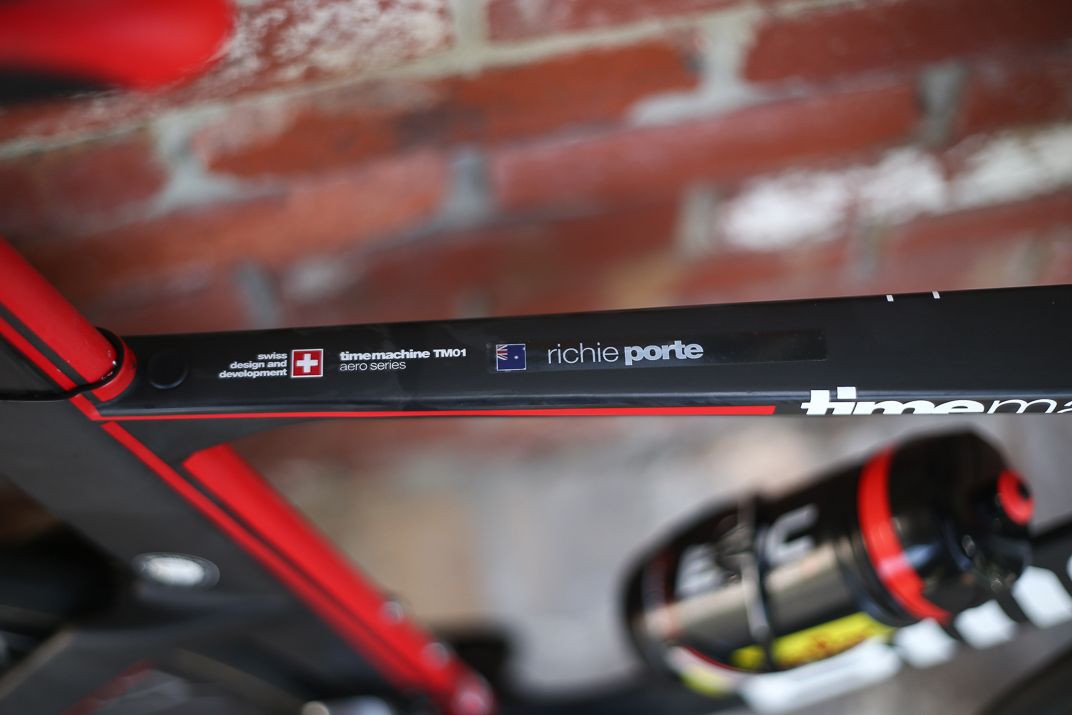No guessing who this bike belong to