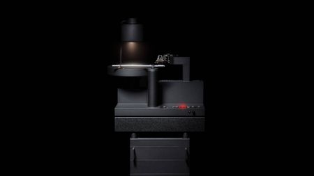 The Teenage Engineering APC-2 on a black background.