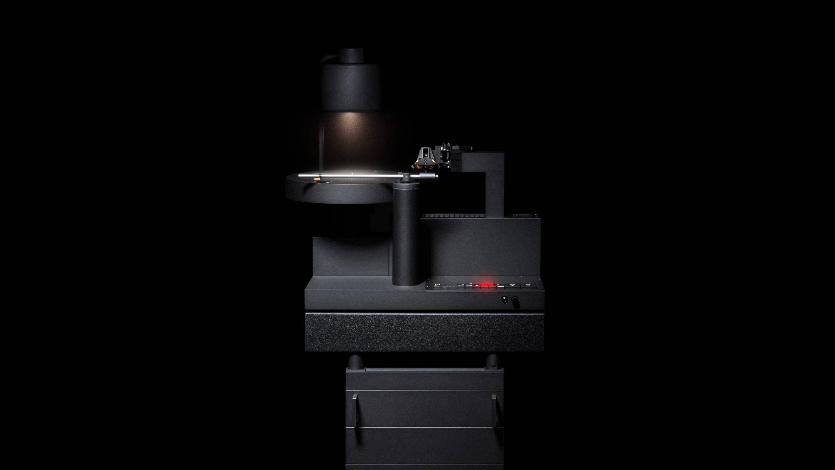 The Teenage Engineering APC-2 on a black background.