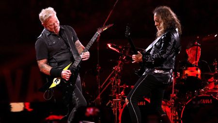 James Hetfield and Kirk Hammett
