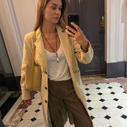 @annelauremais styling a pair of ballet flats