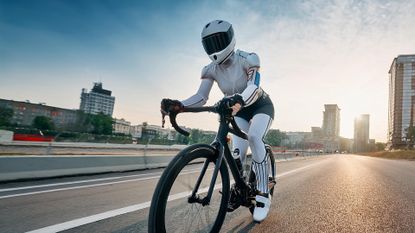 A.I.&#039;s idea of commuting in a full-face helmets