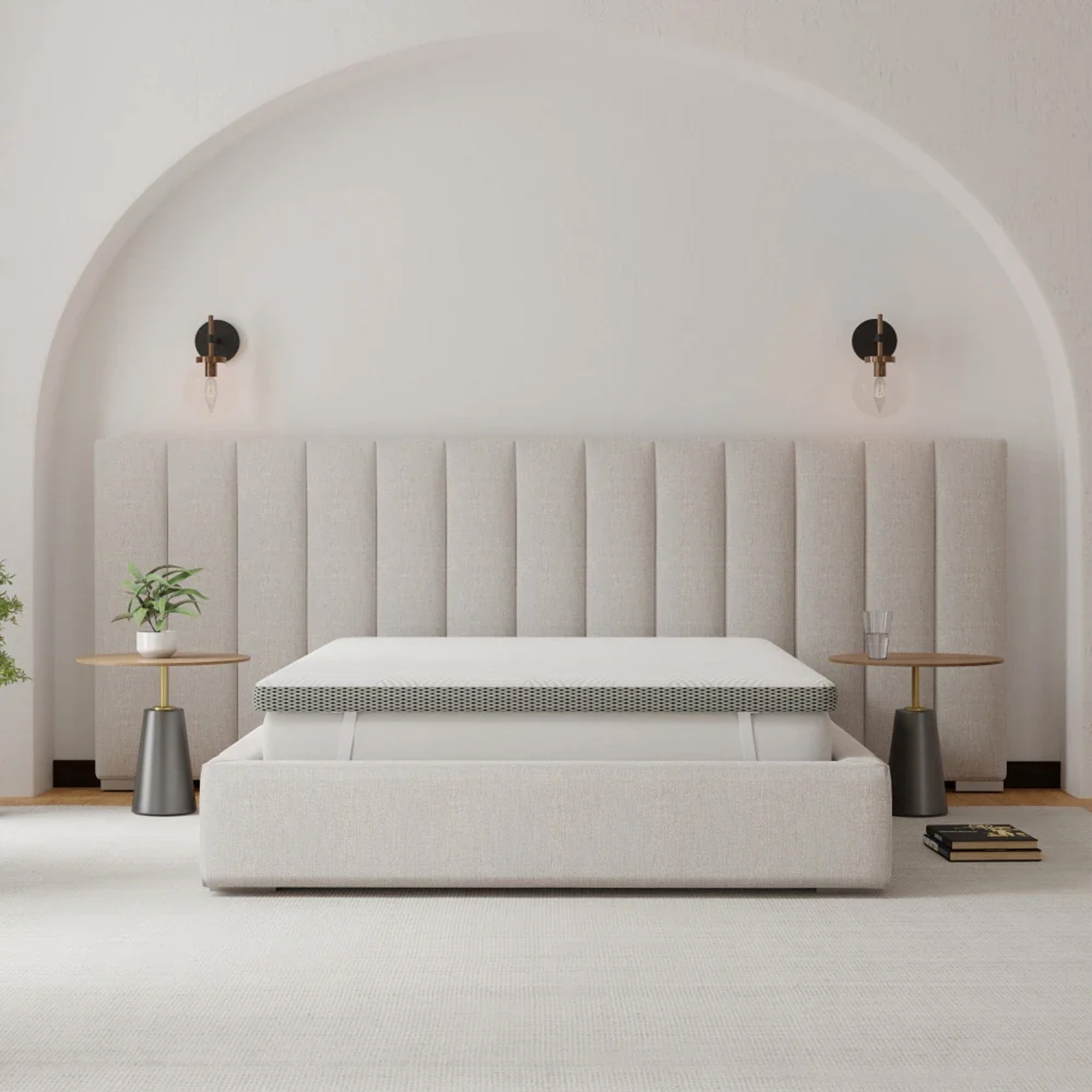 Panda Hybrid Bamboo Mattress Topper