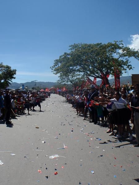 The finishing straight.