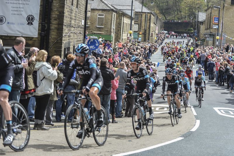 Team Sky controlling the pace