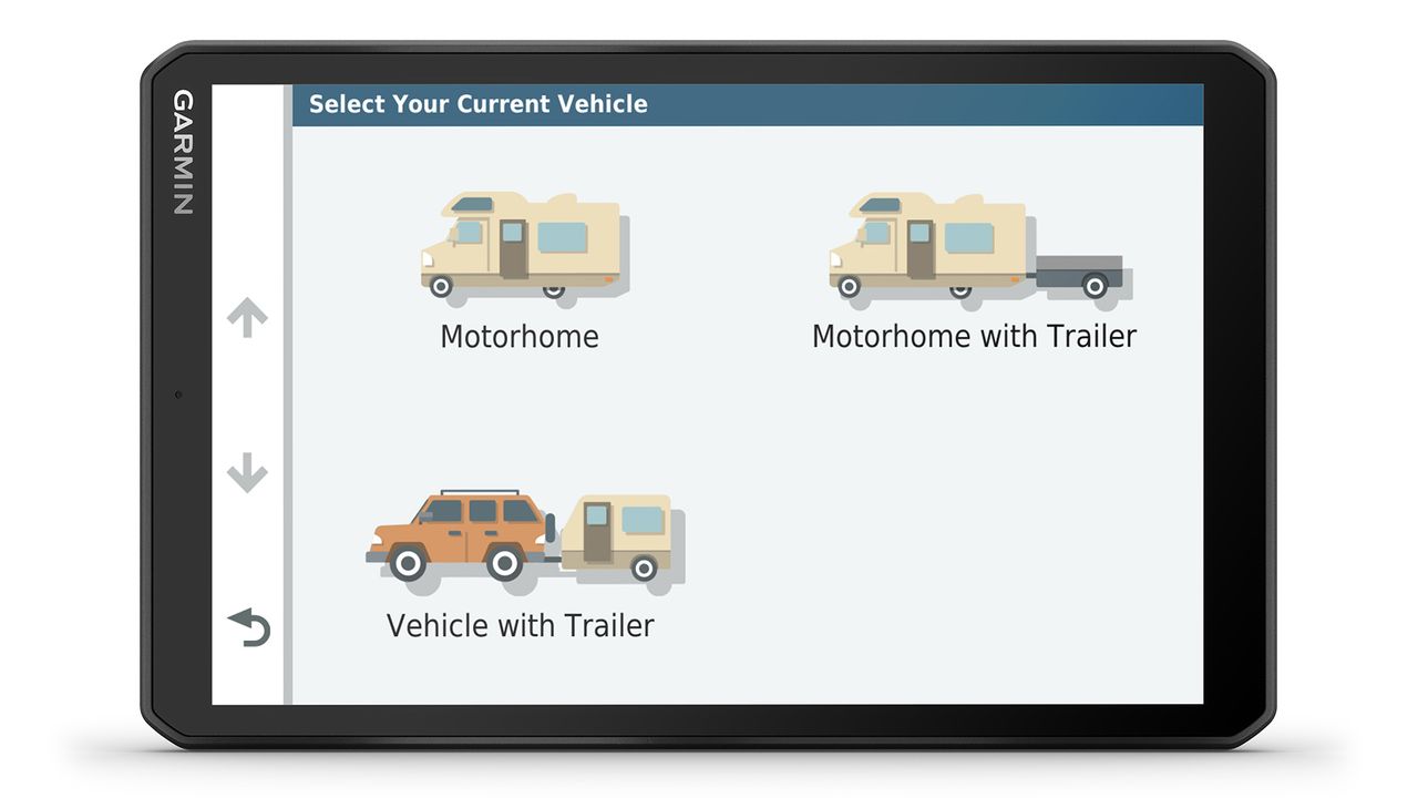 Garmin Camper 890 sat nav