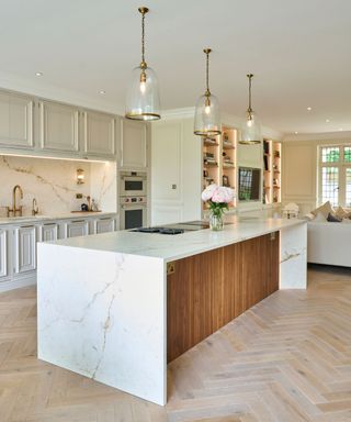 David Gandy's kitchen island