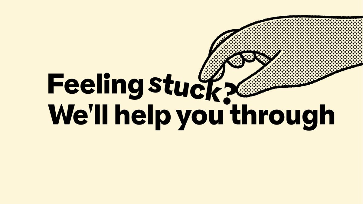NABS rebrand - feeling stuck? we'll help you through it with a hand