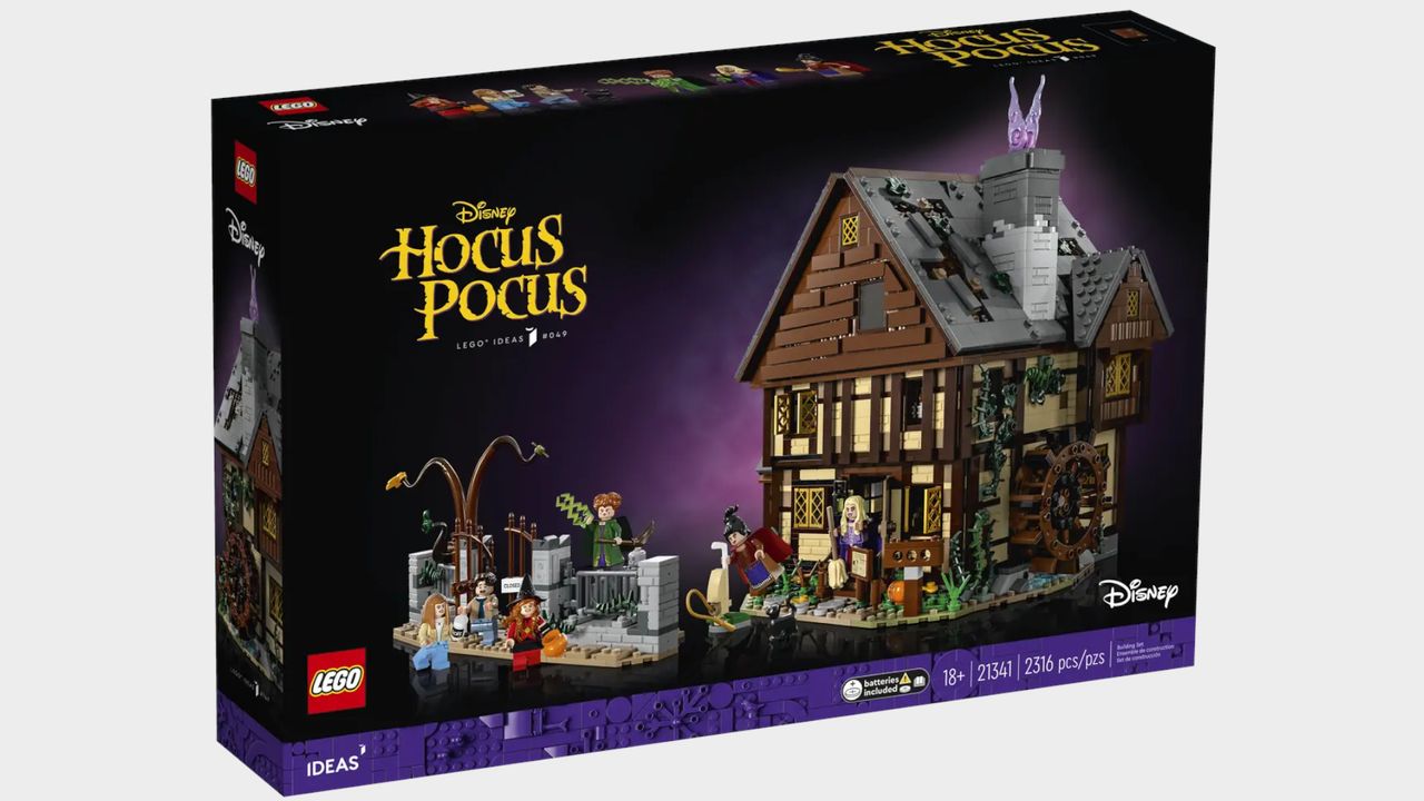Lego Hocus Pocus set on a plain background