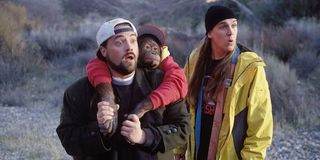 Jay and Silent Bob with chimp