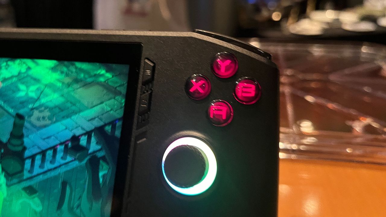 An MSI Claw at CES 2024