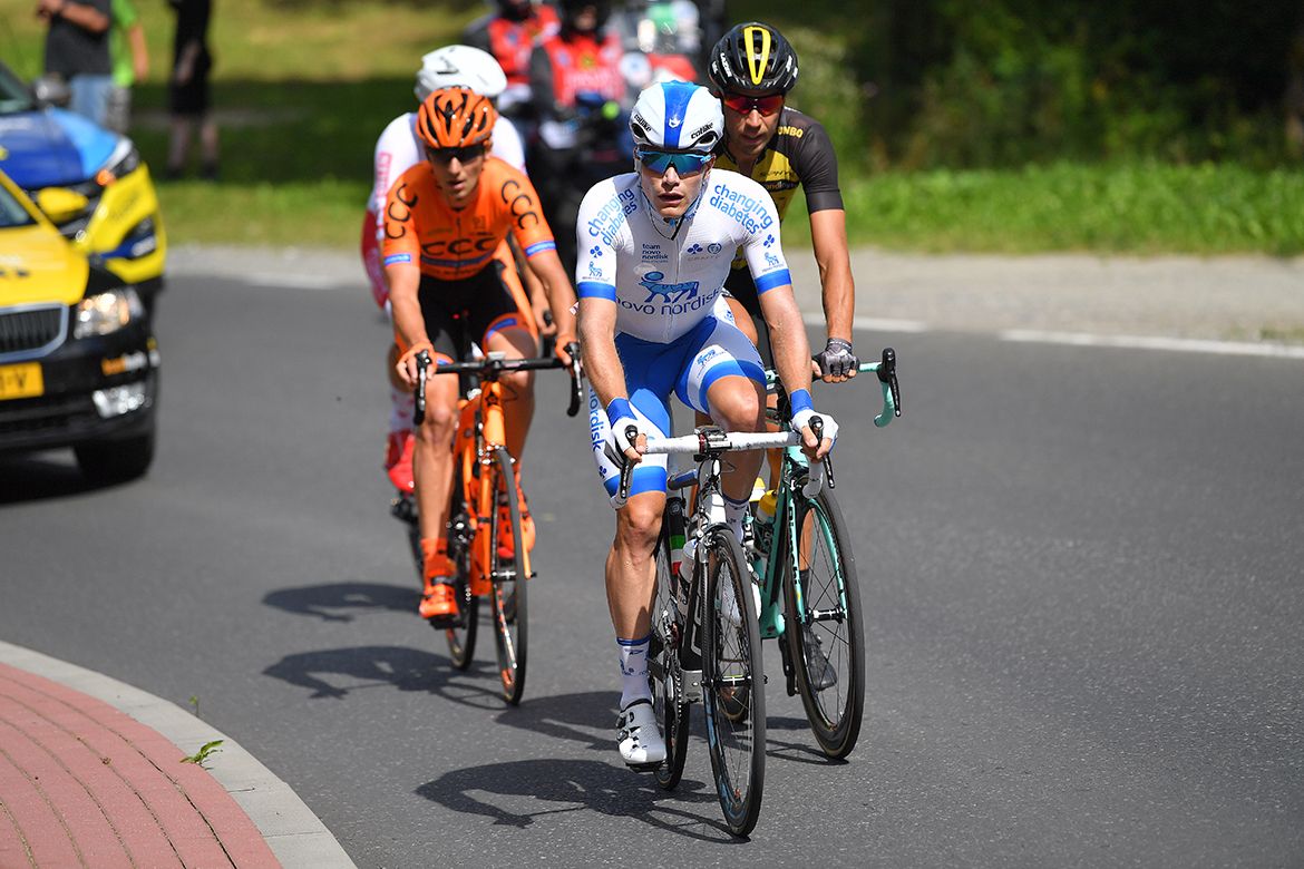 The early break on stage 1 of the Tour de Pologne