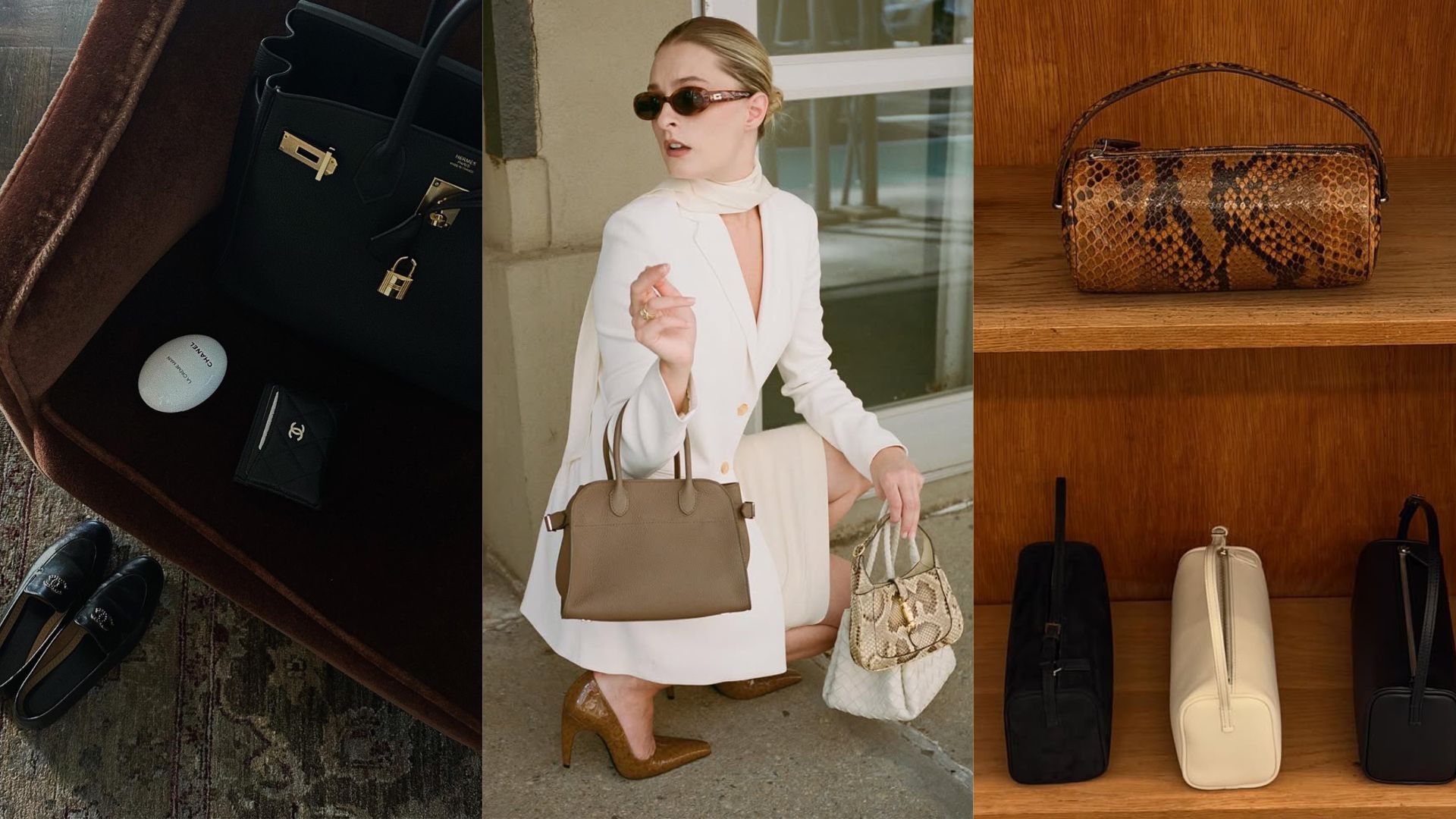 A collage of the best affordable designer accessories. 