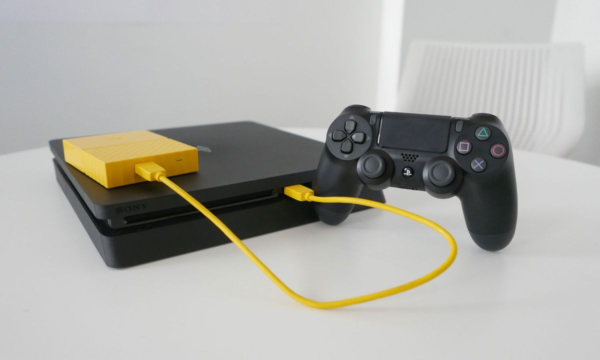 storing ps4 games on external hard drive