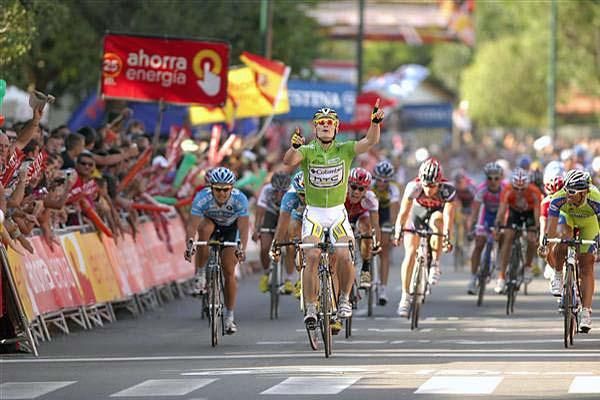 Andr&eacute; Greipel (Columbia-HTC) won his third Vuelta stage of 2009 - the fourth for his team.