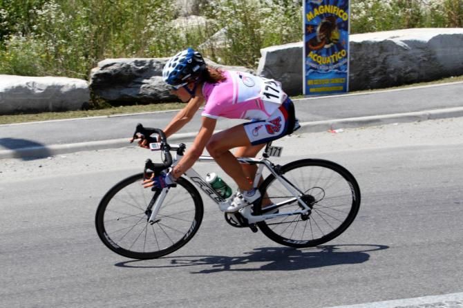 Race leader, Mara Abbott (US National Team)