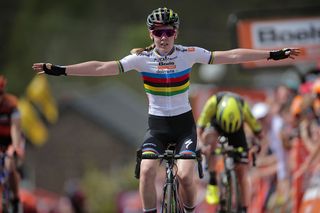 Anna van der Breggen (Boels Dolmans) wins Fleche Wallonne for a fifth time in a row