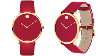 Best watches for women, Movado red watch