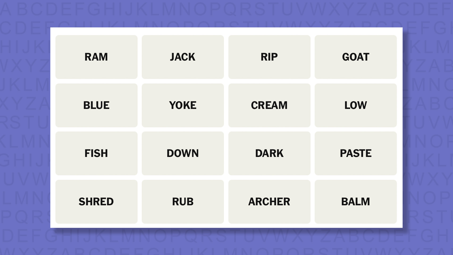 NYT Connections hints for game 1033 on a purple background