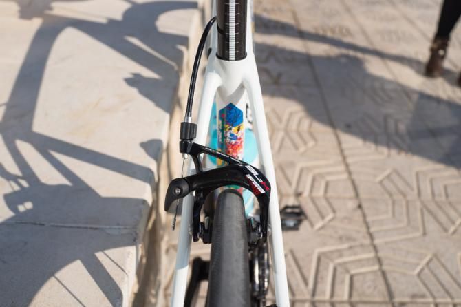 Michal Kwiatkowski's Tarmac has FSA brakes