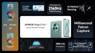 HONOR Magic5 Pro smartphone specs sheet