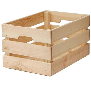 ikea wooden apple crate