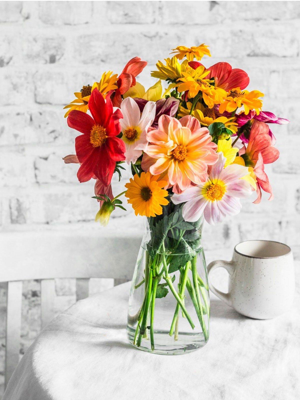 Beautiful Colored Flower Bouquet