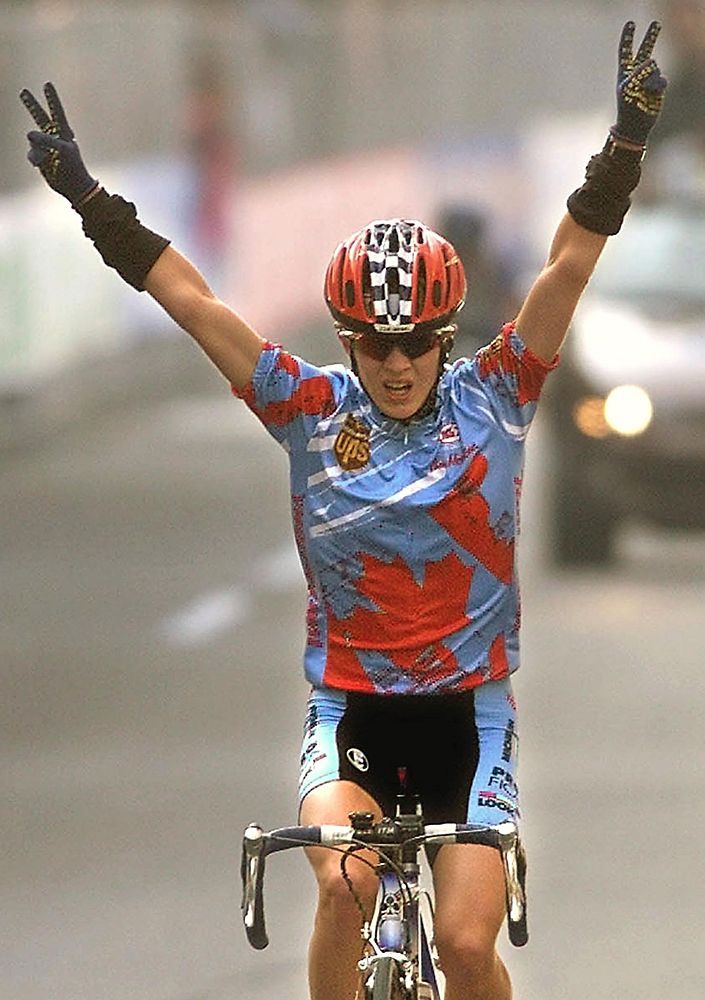 Genevieve Jeanson wins the Junior World Championships in 1999