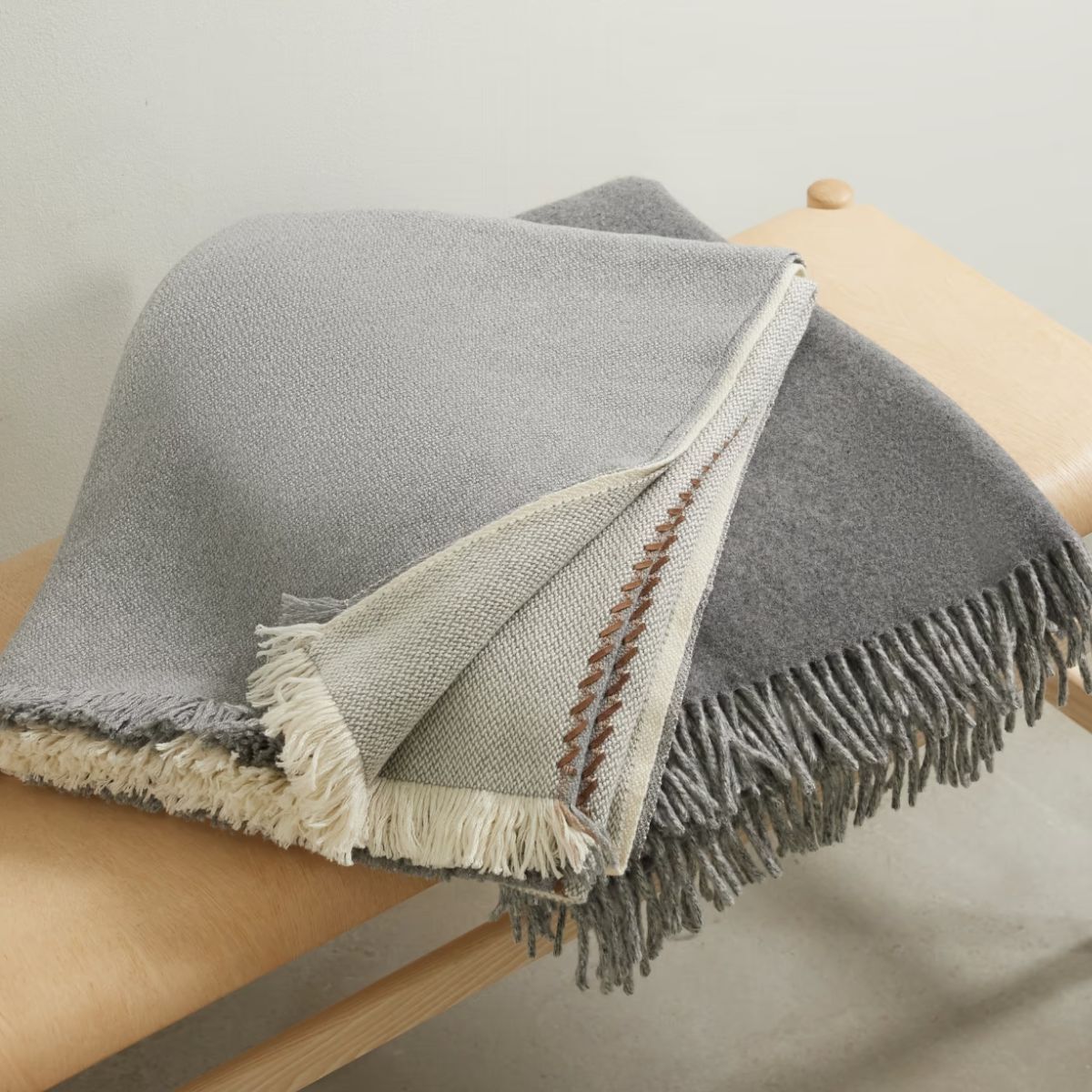 A grey blanket