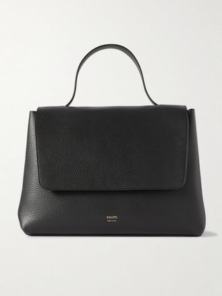 Lia Large Textured-Leather Tote