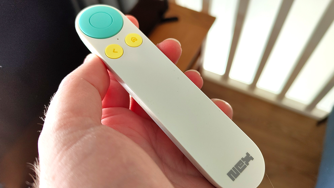 Nex Playground review; a small colourful cube with a camera