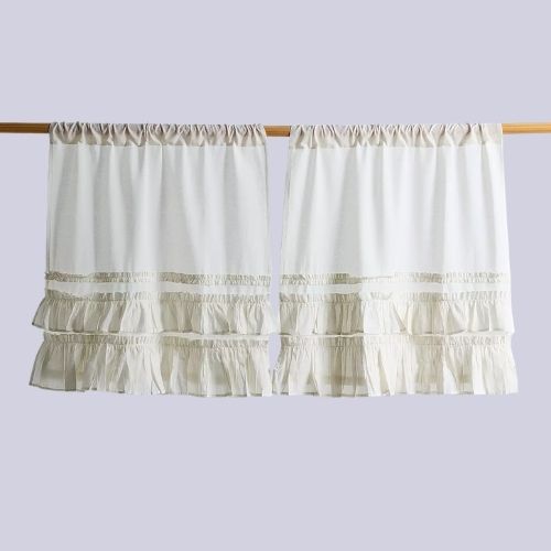 Urban Outfitters, Lace Ruffle Cafe Curtains