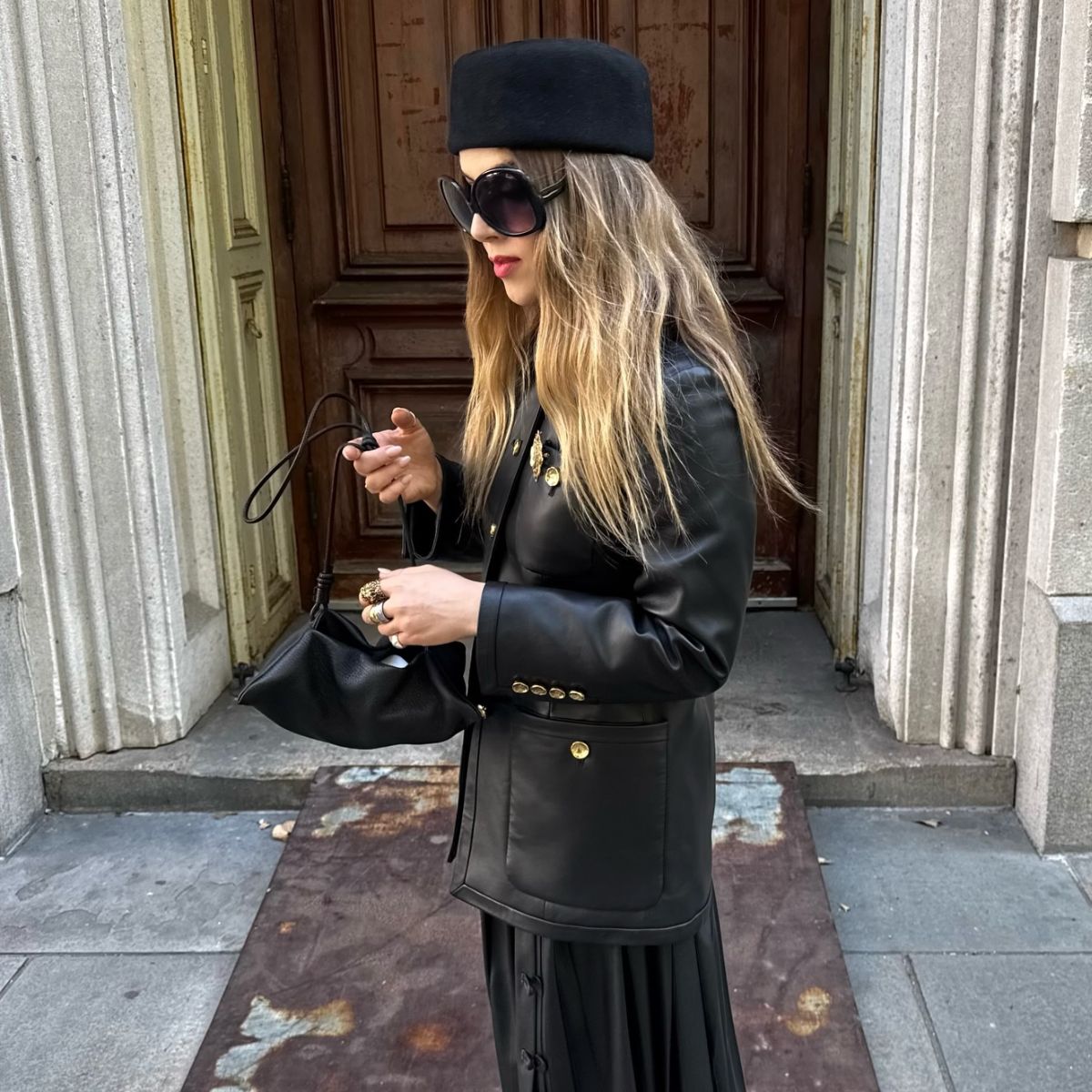 An image of @thepouf wearing sock boot trend.