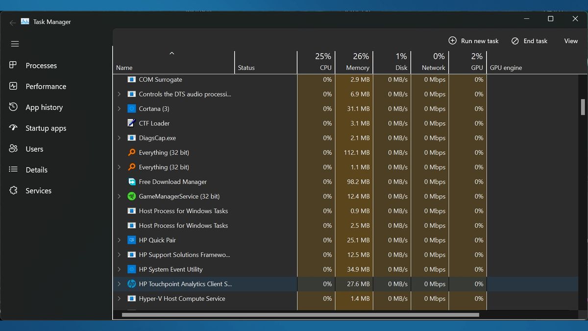 Windows 11 Task Manager