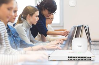  Aruba Instant On networking hardware in the classroom