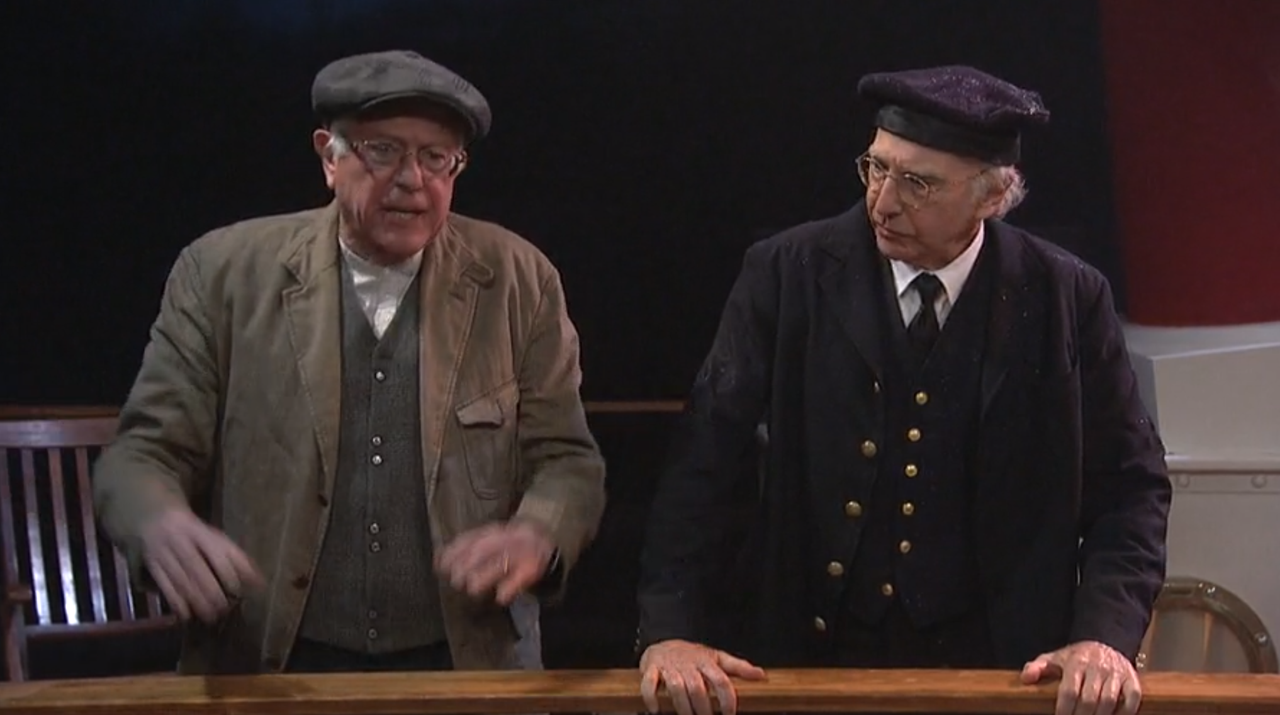 Bernie Sanders and Larry David on &amp;quot;SNL&amp;quot;