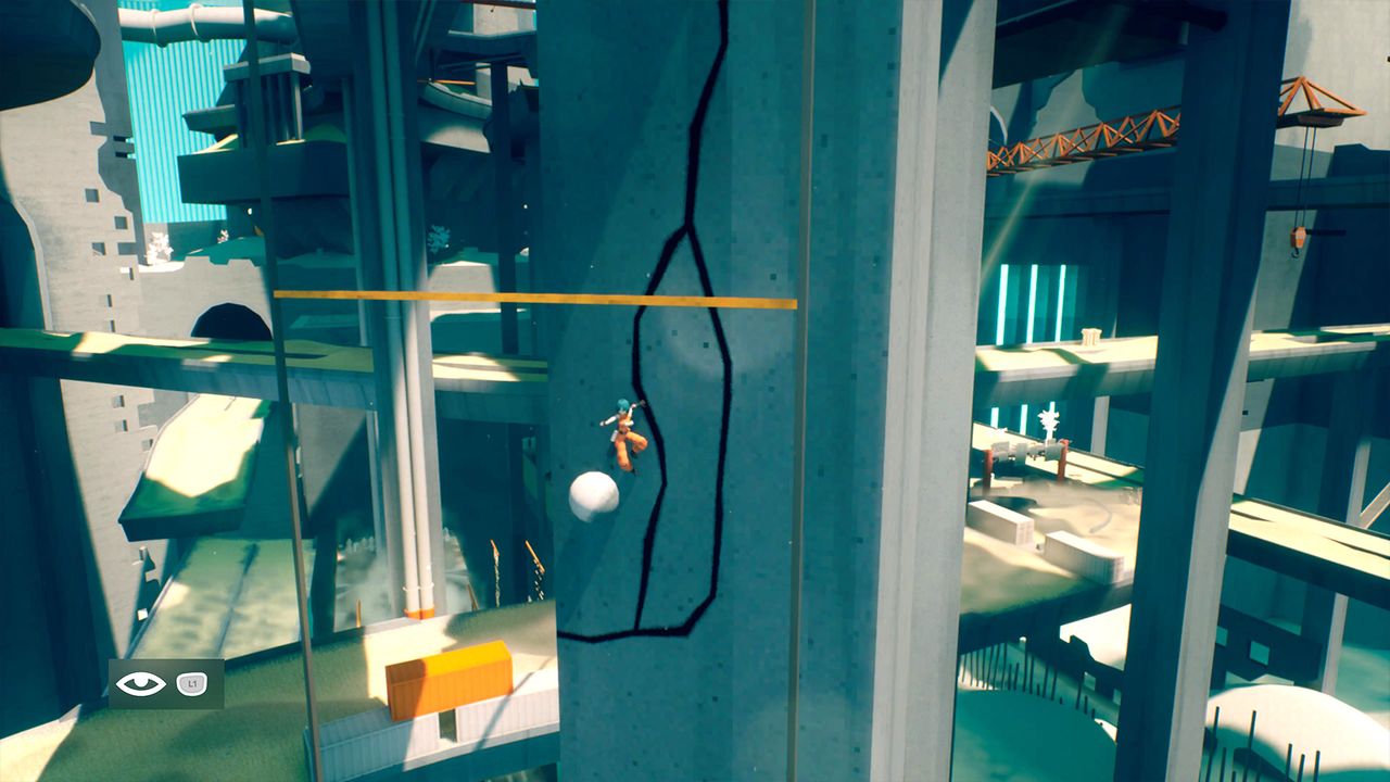Motorslice review; screens of a Brutalist like video game