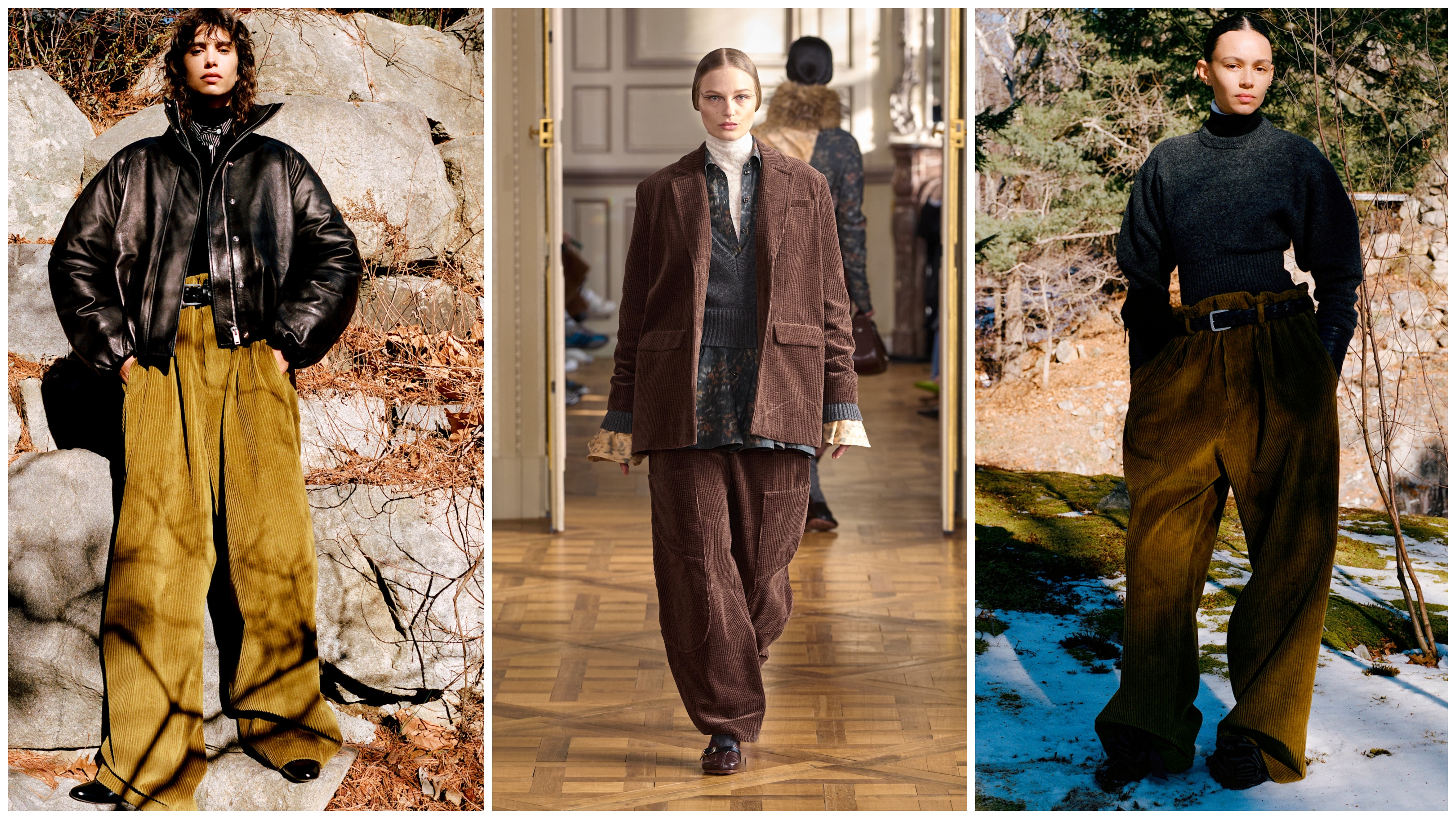 fall 2025 collections from Proenza Schouler and Ganni 