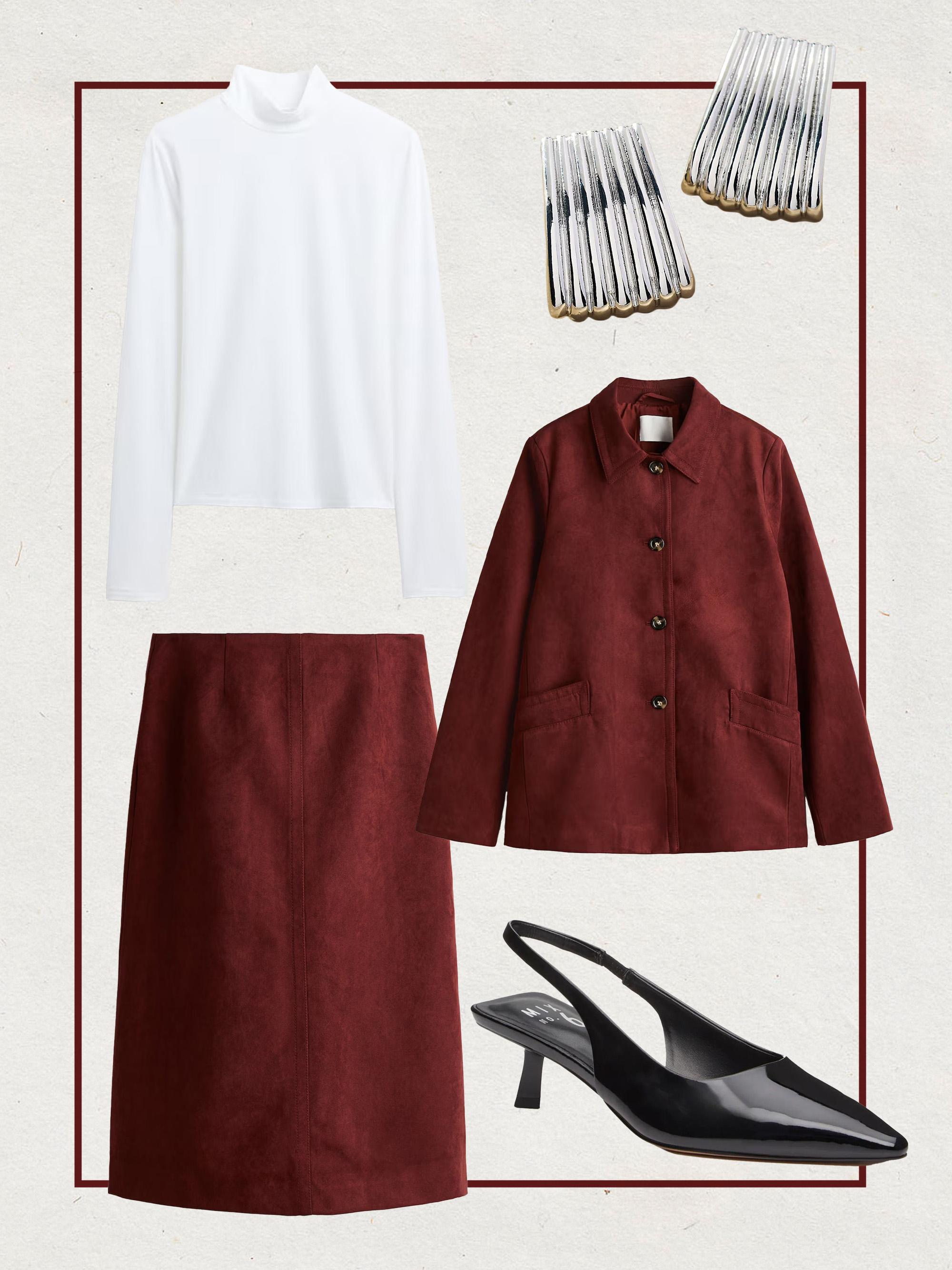 Photo of affordable fall outfit.