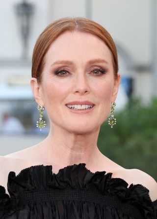 Julianne Moore arrive for the Closing Ceremony red carpet during the 79th Venice Film Festival on September 10, 2022 in Venice, Italy